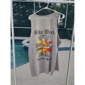 Vintage 2003 Bike Week Daytona Beach Motorcycle Sleeveless Tank Top Size XL